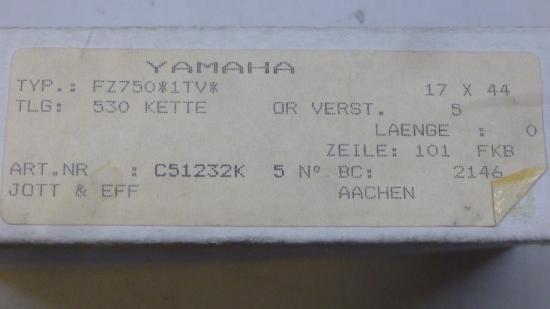Ritzelsatz Afam Kettenrad 44x17 Zhne sprocket pinion fr Yamaha Fz 750