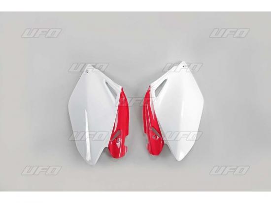 Seitenverkleidung Abdeckung side panels für Honda Crf Cr250f R 06-09 weiß-rot