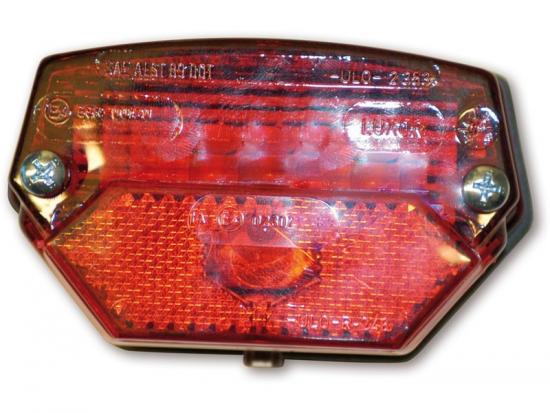Rcklichtglas mit E-Kennung Heckleuchte taillight fr diverse Modelle rot