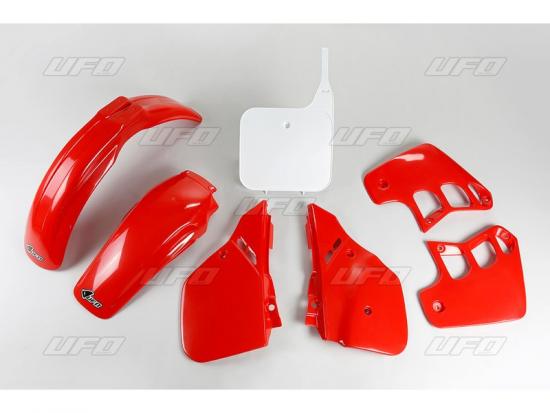 Verkleidungssatz Plastiksatz plastic kit passt an Honda Cr 250 R 88-89 rot-wei
