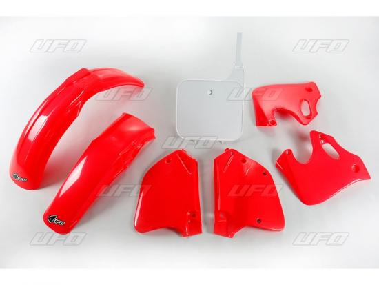 Verkleidungssatz Plastiksatz plastic kit für Honda Cr 125 250 R 93-94 rot-weiß