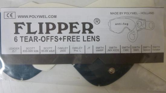 Abreivisiere Smith Warp 1 Visier 6 Tear-Offs-Ersatzscheiben Brillenglas lens