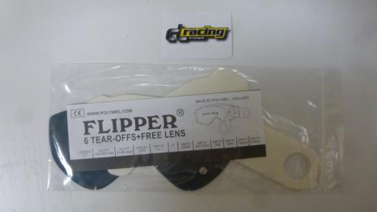 Abreivisiere Smith Warp 1 Visier 6 Tear-Offs-Ersatzscheiben Brillenglas lens