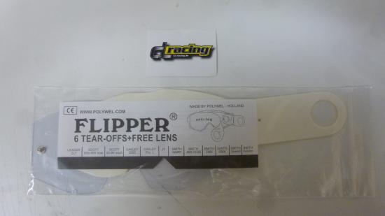 Abreivisiere Jt 1 Visier 6 Tear-Offs-Ersatzscheiben Brillenglas lens transp.
