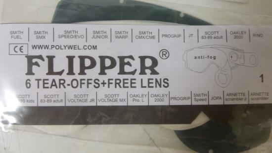 Abreivisiere Smith Speed 1 Visier 6 Tear-Offs-Ersatzscheiben Brillenglas lens