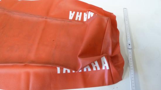 Sitzbezug Sitzbankbezug seat cover Motorrad Cross Mx für Yamaha rot-weiß