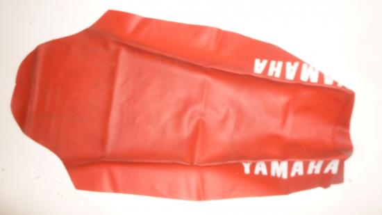 Sitzbezug Sitzbankbezug seat cover Motorrad Cross Mx für Yamaha rot-weiß