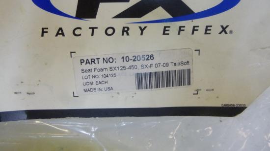 Sitzschaum Sitzbankschaumstoff seat foam für Ktm Sx 125 250 Sxf Sx450f 07-09