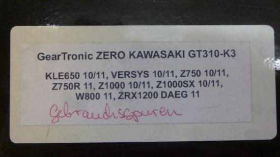 Ganganzeige Hagen Plug & Play GearTronic Zero passt an Kawasaki Kle 650 10-11