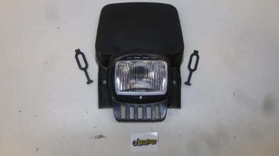 Lichtmaske Lampenmaske Vintage universal headlight classic Enduro sw-gelb