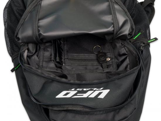 Rucksack Terrain Tasche backpack Enduro Cross Mx Mtb Motorrad schwarz-grün
