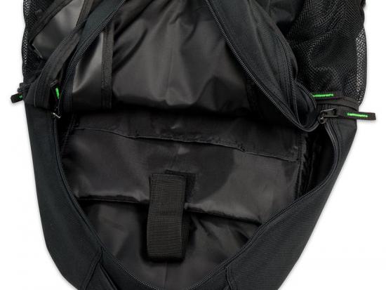 Rucksack Terrain Tasche backpack Enduro Cross Mx Mtb Motorrad schwarz-grün
