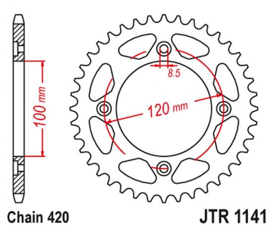 Kettensatz Kettenkit Kettenrad verstärkt sprocket 11x51 für Beta RR 50 2003-2023