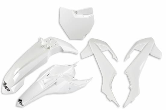 Verkleidungssatz Plastiksatz plastic kit passt an Ktm Sx 65 16-23 wei