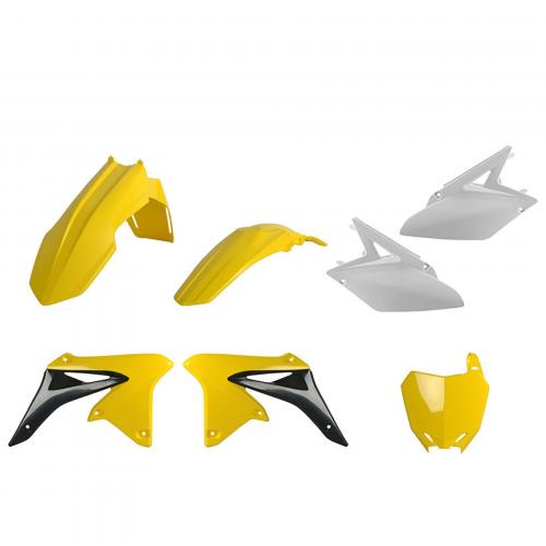 Verkleidungssatz Plastiksatz plastic kit passt an Suzuki Rmz Rm-z 250 10-18 gelb