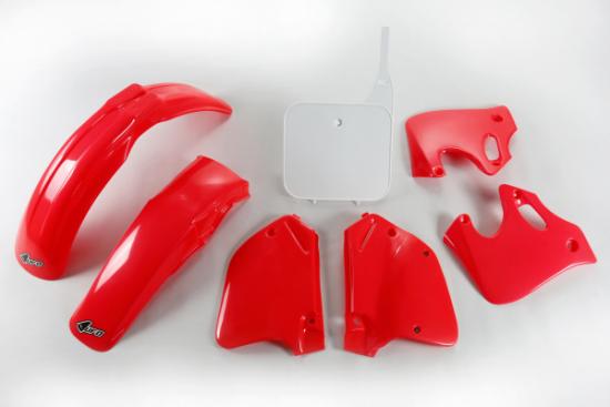 Verkleidungssatz Plastiksatz plastic kit passt an Honda Cr 125 250 R 93-94 rot-w
