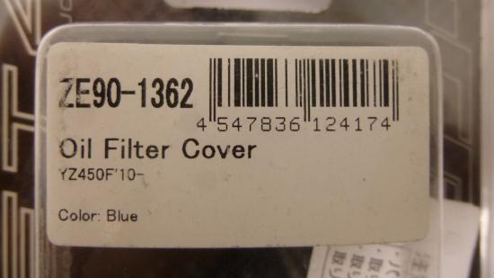 lfilterdeckel Filterdeckel oil lid passt an Yamaha Yzf 450 Yz450f 10-21 blau