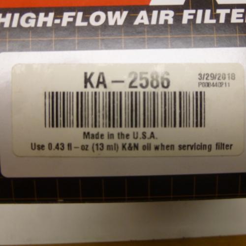 Luftfilter airfilter passt an Kawasaki Ex 250 r Ninja 86-07