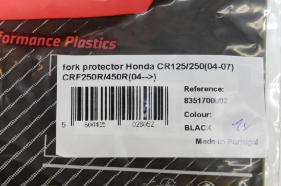 Gabelschutz Gabelprotektoren Verkleidung fork protector Honda Cr 125 250 Crf