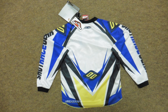 Shirt Gre 6/7 Fahrerhemd Trikot Motocross Mx Shot race gear passt an Yamaha 