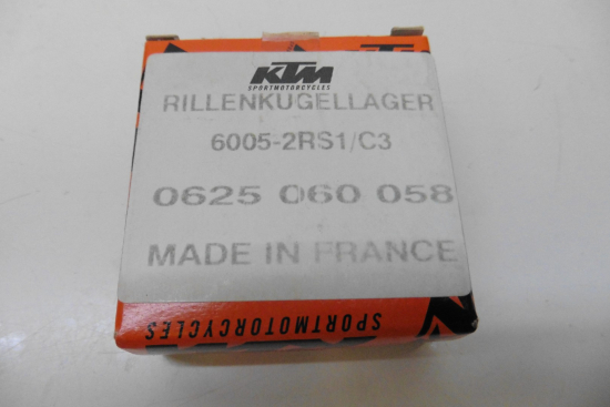 Rillenkugellager 6005-2RS1/C3 bearing passt an Ktm 0625060058
