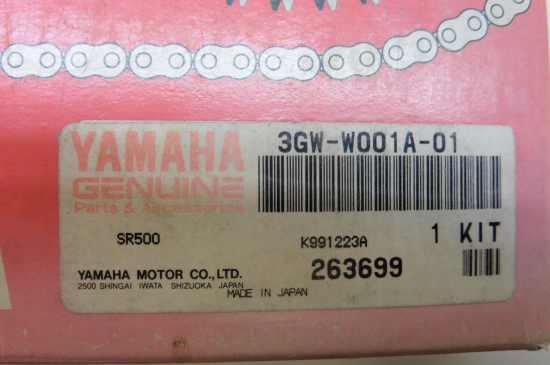 Kettensatz Kettenrad Ritzel chain sprocket passt an Yamaha Sr 500 3GW-W001A
