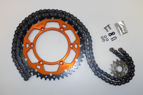 Kettensatz Kettenrad Ritzel O-Ring sprocket Ktm Sx Sxf Exc 125-530 Lc4 14 48