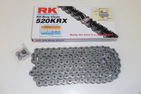 Kette X-Ring 520 Krx verstrkt 5/8 x 1/4 118 Glieder chain passt an Ktm Exc Lc4 