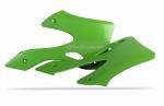 Tankverkleidung Tankspoiler radiator passt an Kawasaki Kx 125 250 99-02 gr�n