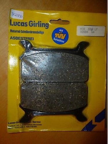 Bremsbelge Lucas Mcb-580 Lf Bremsbacken Bremssteine brake pads passt an Honda