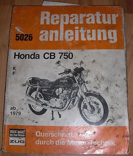 Honda Cb 750 K/F 5026 Werkstatthandbuch Handbuch Reparaturanleitung