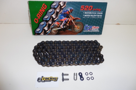 Kette Cz Chain O-Ring 520 Orm verstrkt 5/8 x 1/4 118 Glieder passt an Suzuki Rm