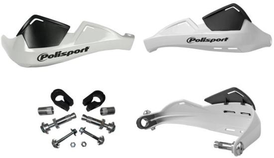 Handprotektoren Integral Evolution handguards passt an Kawasaki Klx wei