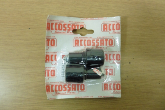 Lenkerenden Accossato universal fr 22 mm Lenker handlebar schwarz