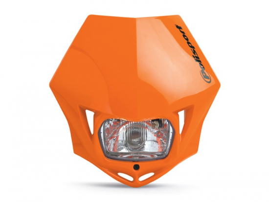 Polisport Mmx Lichtmaske Lampenmaske Headlight Orange Ktm Lc4 400 620 625 640