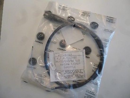 Ktm  Mx Gs Exc Sx 125 Gaszug Zug Seil Magura Gasgriff Throttle Cable K01-4-023