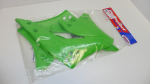 Tankverkleidung Tankspoiler radiator scoops passt an Kawasaki Kxf 250 06-08 grn