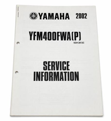 Handbuch Service-Information Elektroschaltplan passt an Yamaha Yfm 400 5GH3-SE2