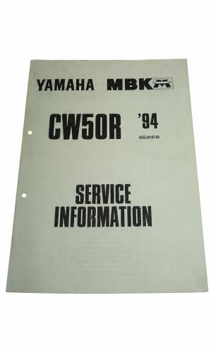 Handbuch Service-Information Elektroschaltplan passt an Yamaha Cw 50 R 4RD-SG1