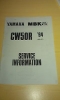 Handbuch Service-Information Elektroschaltplan passt an Yamaha Cw 50 R 4RD-SG1