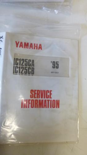 Handbuch Service-Information Elektroschaltplan passt an Yamaha Xc 125 Ca 4KY-SG1