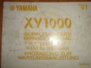 Ergnzung zur Wartungsanleitung Reparatur manual passt an Yamaha Xv 1000 1981