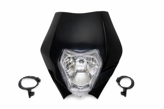 Lichtmaske Verkleidung Lampenmaske headlight passt an Ktm Exc 450 530 08-13 sw 1