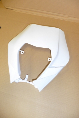 Lichtmaske Verkleidung Lampenmaske headlight passt an Ktm Exc 125 450 08-13 wei