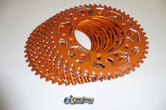 Kettenrad 48 Zhne sprocket passt an Ktm Exc Sx Sxf 250 98-19 Lc4 95-12 orange