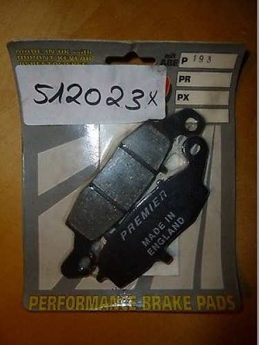 Bremsbelge Premier P-193 Bremsbacken Bremssteine brake pads