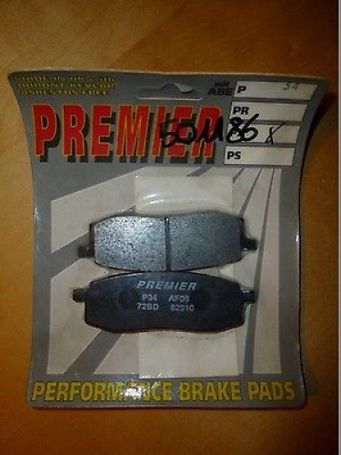Bremsbelge Premier P-34 Bremsbacken Bremssteine brake pads