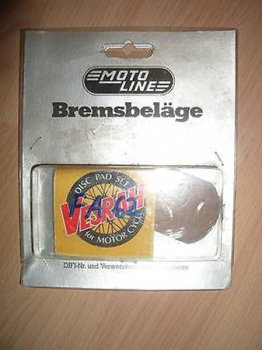 Bremsbelge Motoline Bremssteine brake pads passt an Kawasaki Kz 500 B1/B2 79-80