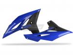 K�hlerverkleidung Tankspoiler radiator scoops passt an Yamaha Yzf 250 10-13 blau