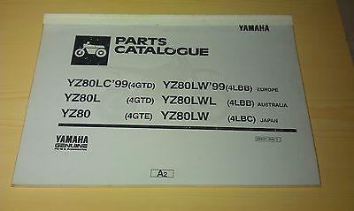 Ersatzteilkatalog Handbuch parts catalogue passt an Yamaha Yz 80 294Gt-300E